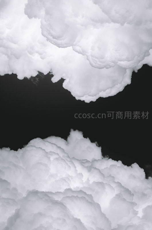 黑白云层，极简之美