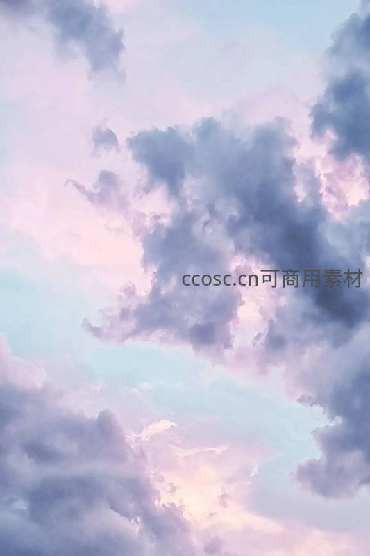 粉紫云霞，温柔弥漫天际