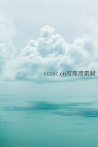 碧海连天云如絮，水天一色极目舒