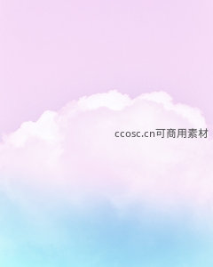粉紫天空下柔美云朵的浪漫意境