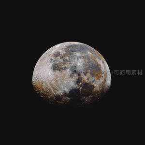 高清月球表面环形山
