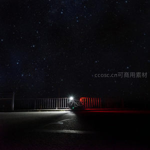 单车夜行于星海之下