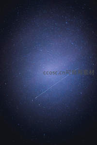 流星划破银河，许愿瞬间定格永恒