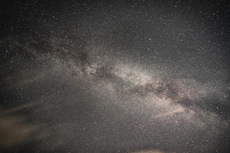 浩瀚星河横跨无垠夜幕