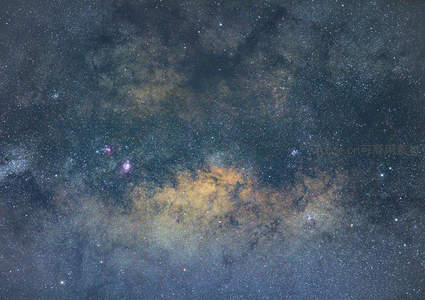 银河系中心璀璨星河