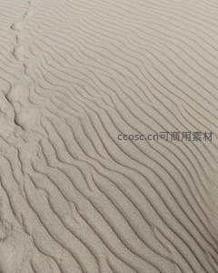 沙面如绸缎的波纹