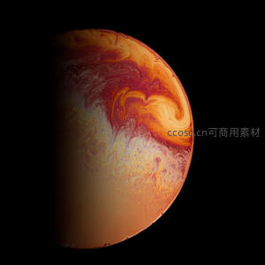 抽象艺术星球色彩漩涡