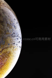 斑驳星球表面纹理特写