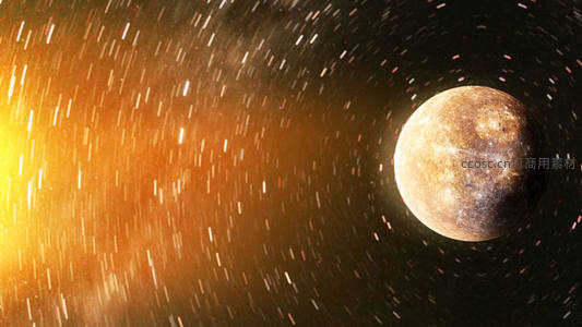 高速穿越星尘的行星轨迹