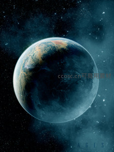 星海中的蔚蓝星球