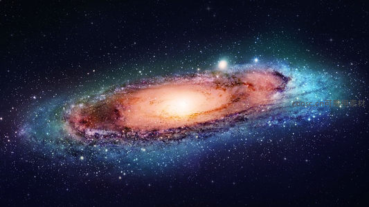 旋涡星系的绚丽光芒