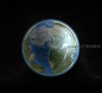光影地球：阳光洒向蓝色星球的瞬间