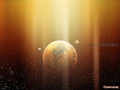 金色星尘：沐浴在光芒中的异星世界