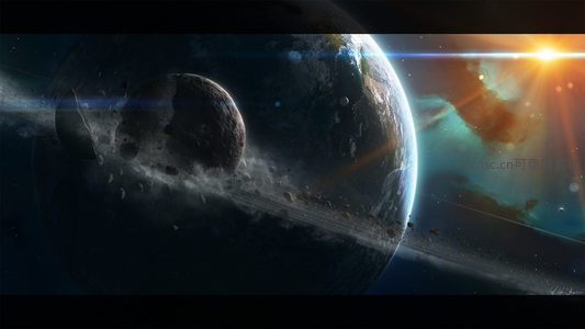 行星环带与恒星光芒