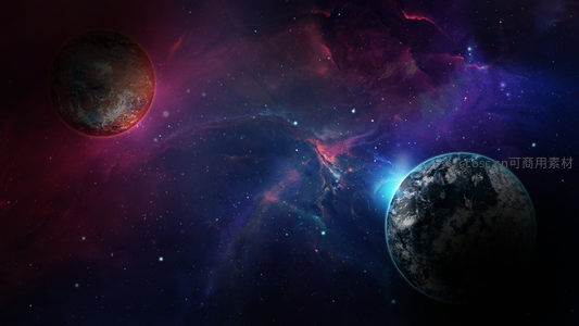 双星与绚烂星云