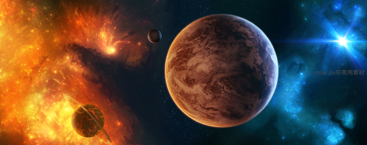 炽热星云旁的神秘行星群