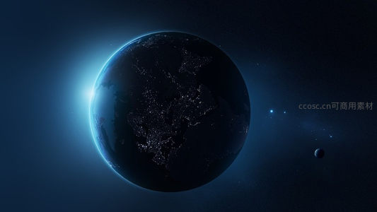 夜幕地球：万家灯火点亮黑暗星球