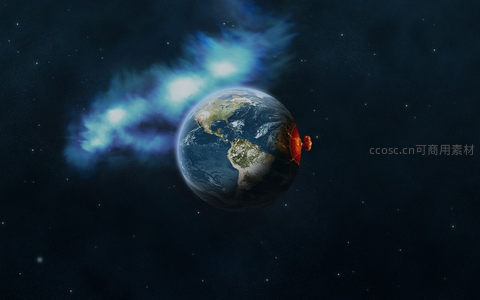 彗星掠过地球引发宇宙奇观