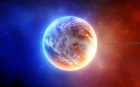 炽热星球沐浴在星云之中