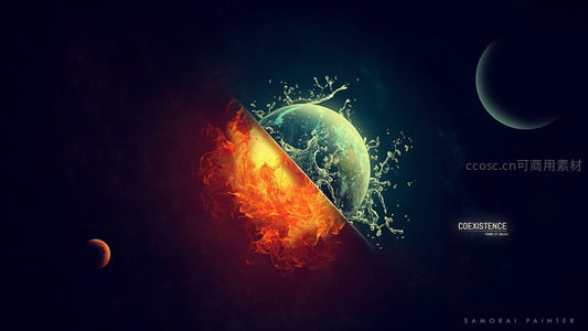 火焰与海洋共存的星球