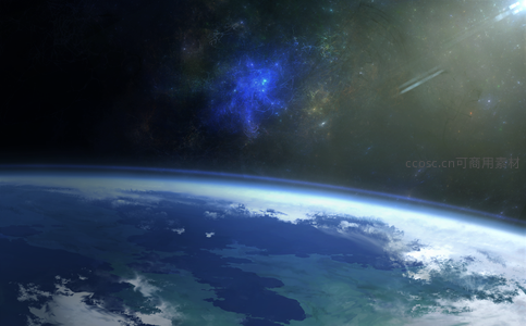 地球大气层与璀璨星河