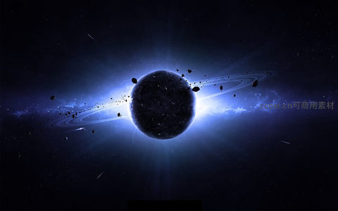 环带行星穿越星际光芒