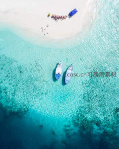 碧海白沙上的度假天堂