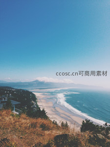 山海相拥大远景