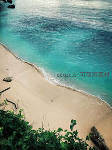 碧海金沙海岸线航拍美景