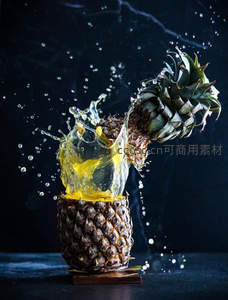 菠萝爆汁的瞬间艺术