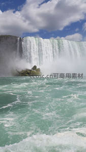  Niagara大瀑布，水幕浩荡震天地