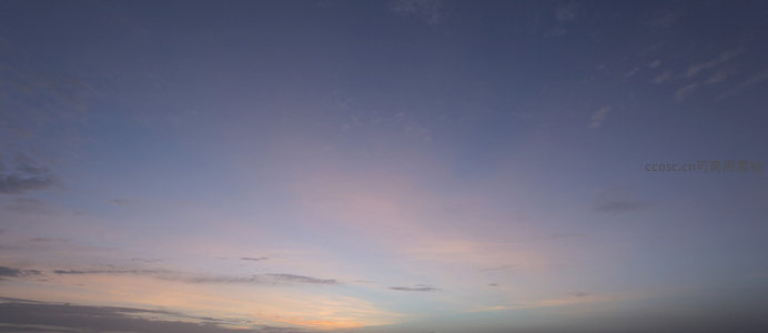 暮色天空云彩渐变柔和