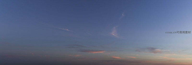 暮色苍穹云霞漫天