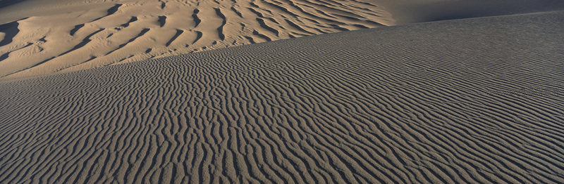 微距视角下的沙丘波纹细节