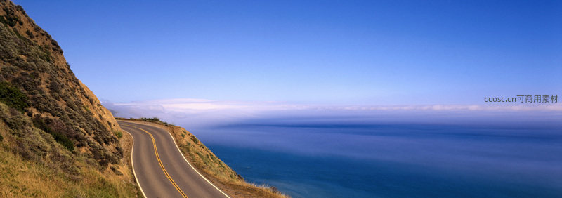 沿海公路蜿蜒向远方