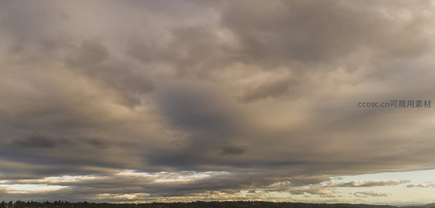 云影婆娑大地静待夜幕降临