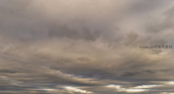 灰白云海翻涌如画布般延展