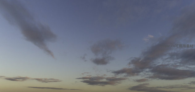 云影掠空暮色四合染天边