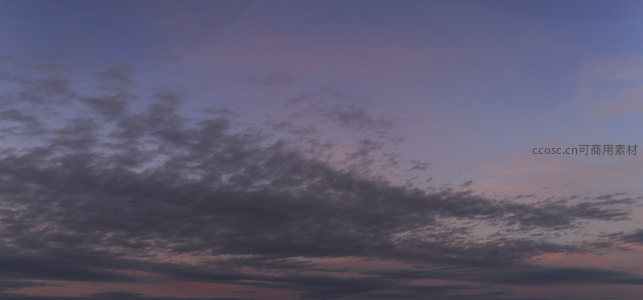 暮空云影流光溢彩