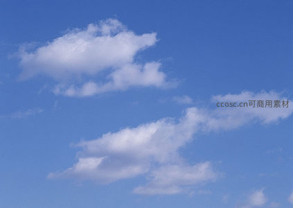 蓝天白云，晴空万里无垠