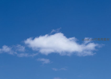 孤云一朵悠然天际