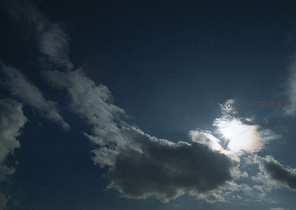 阳光穿透云层洒向大地