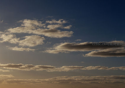 暮色苍穹云卷云舒如画