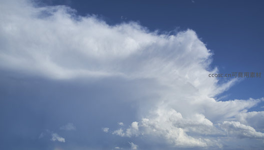 蓝天白云壮丽云海自然风光