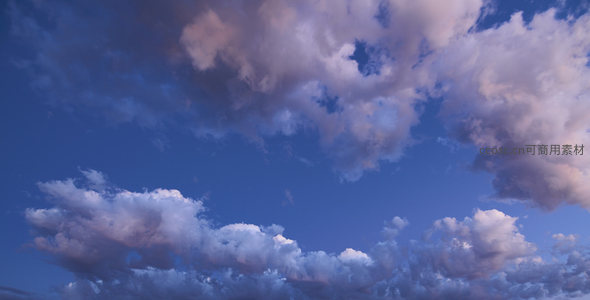 暮色云海翻涌紫霞漫天如幻境