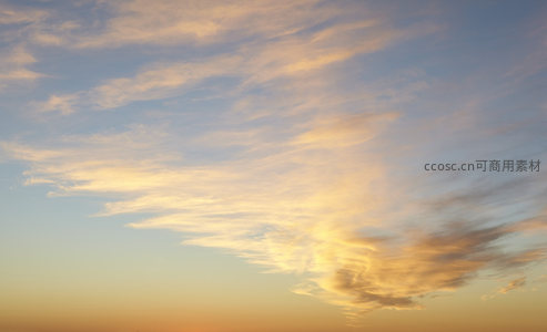 暮色苍穹云影婆娑光影交错