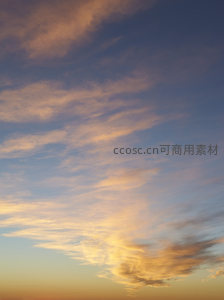 暮色苍穹云卷云舒如画