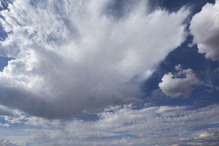 蓝天白云壮丽天幕