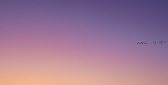 渐变暮色天空，紫粉橙柔美交融