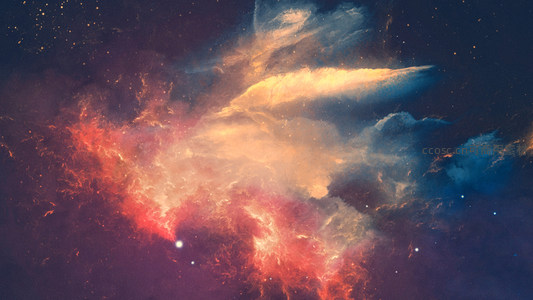 火焰般的星云，燃烧在宇宙深处